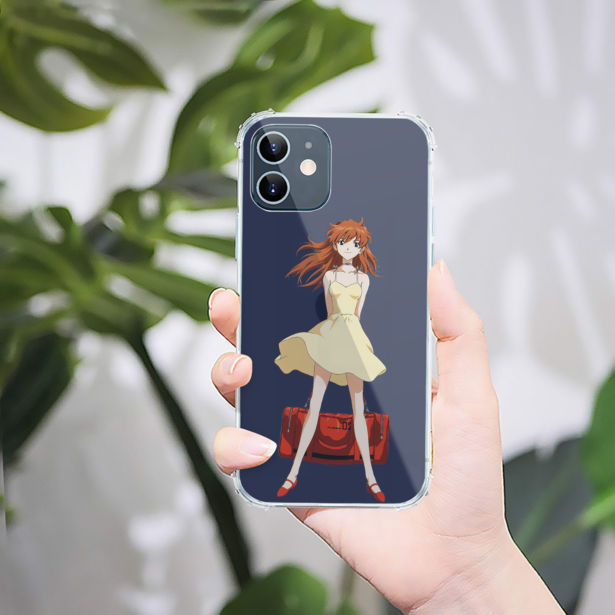 （画像用） EVA 新世紀エヴァンゲリオン 【iPhone 12シリーズ対応】透明スマホケース（クリアソフトケース）